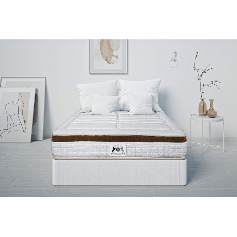 Ensemble Le Plaza Park Luxe - Matelas 2 Places + 1 Sommier