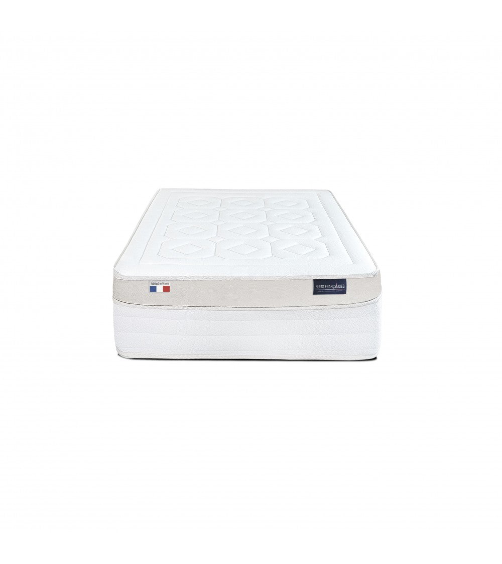 Ensemble LE BOURBON Matelas 1 Place + 1 Sommier