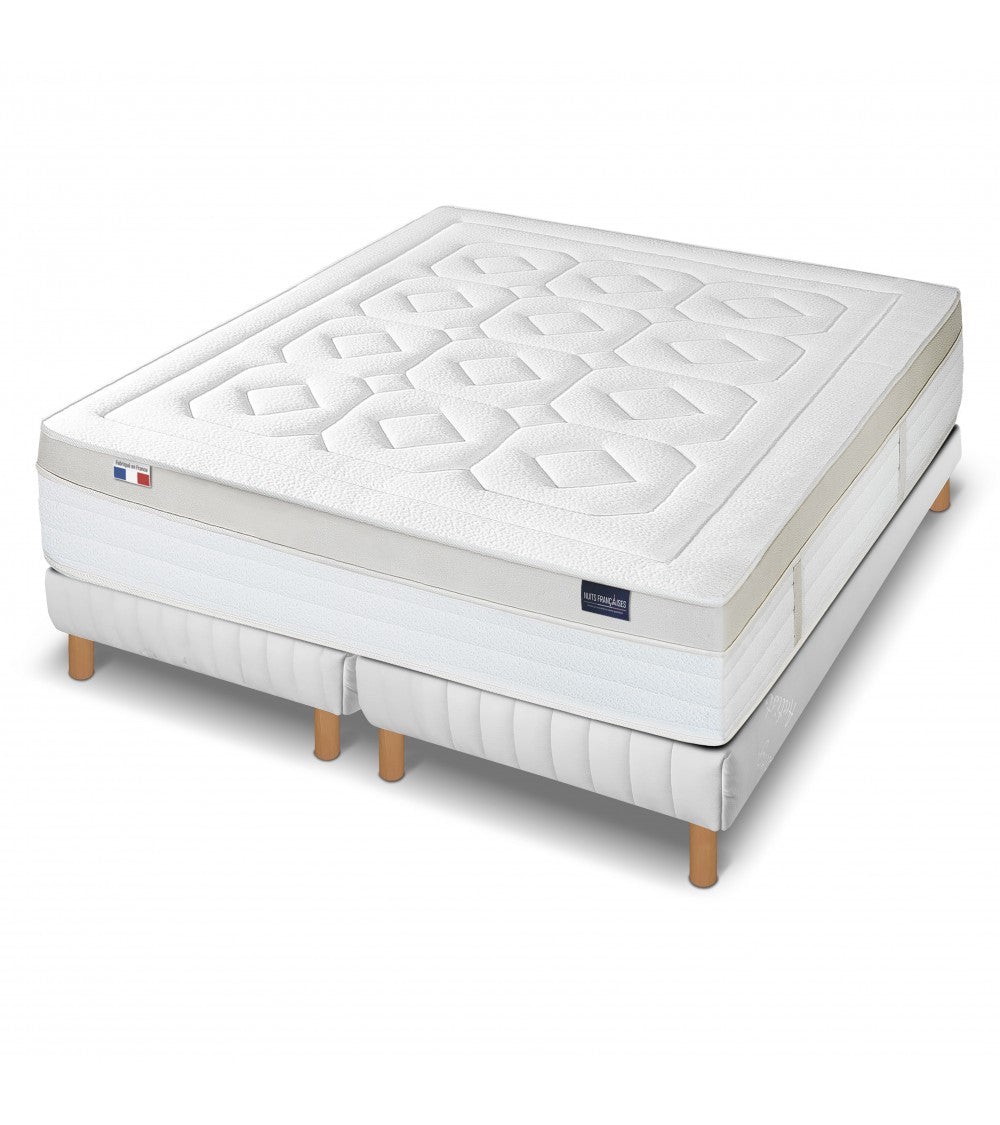 Ensemble LE BOURBON Matelas 2 Places + 2 Sommiers