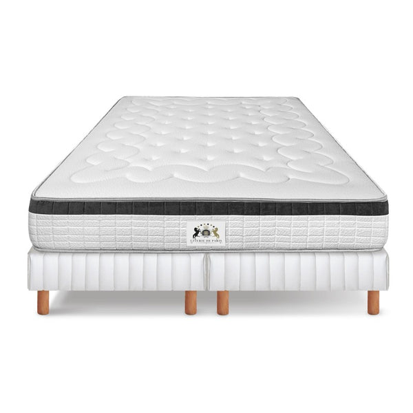 ENSEMBLE Atlantis - Matelas 2 Places + 2 Sommiers