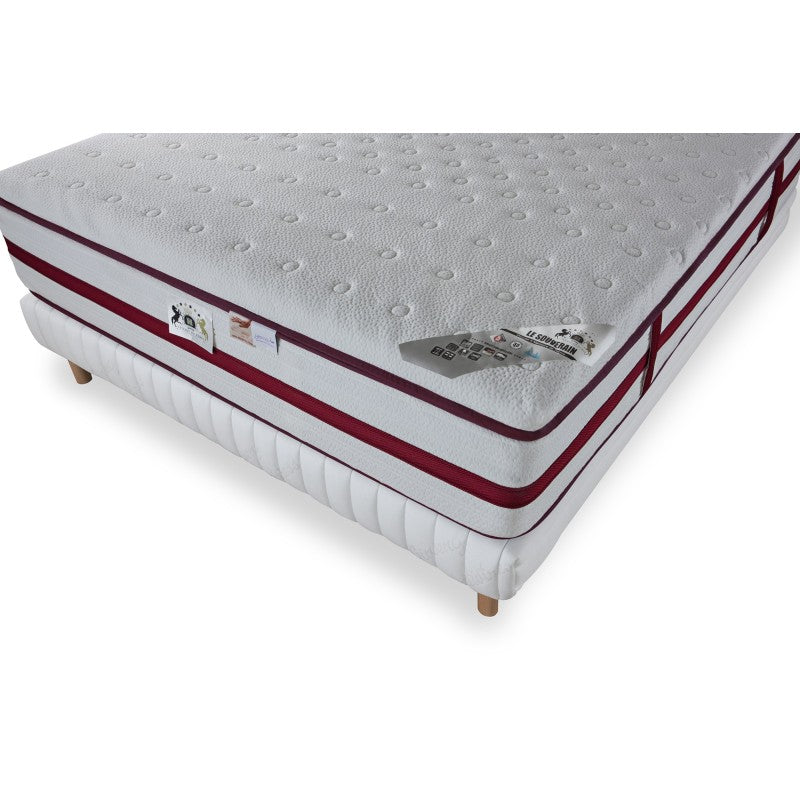 ENSEMBLE LE SOUVERAIN - Matelas 2 Places + 1 Sommier