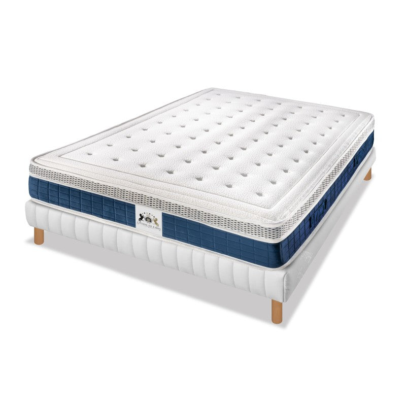 ENSEMBLE LE MONACO - Matelas 2 Places + 2 Sommiers