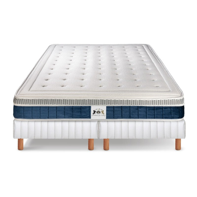 ENSEMBLE LE MONACO - Matelas 2 Places + 2 Sommiers