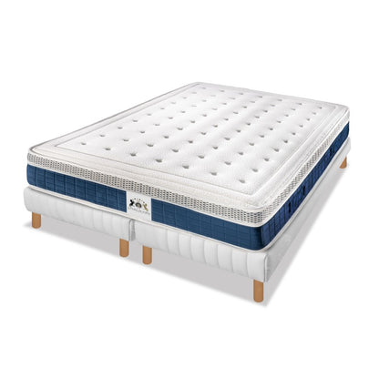 ENSEMBLE LE MONACO - Matelas 2 Places + 1 Sommier