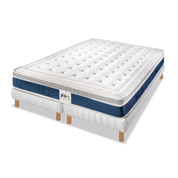 ENSEMBLE LE MONACO - Matelas 2 Places + 1 Sommier