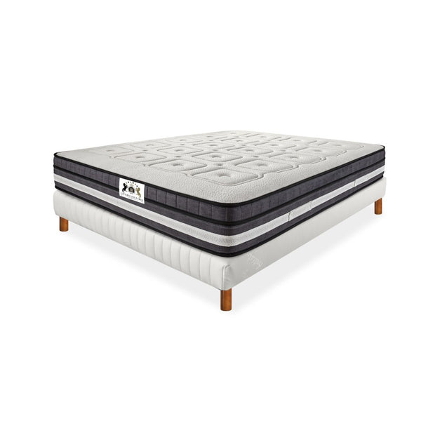 ENSEMBLE LE BRIGHTON - Matelas 2 Places + 1 Sommier