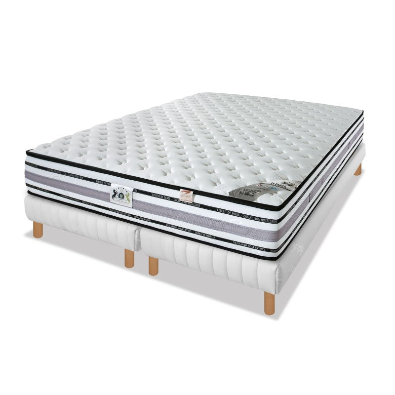 ENSEMBLE LE PLAZA LUXE - Matelas 2 places + 2 Sommiers