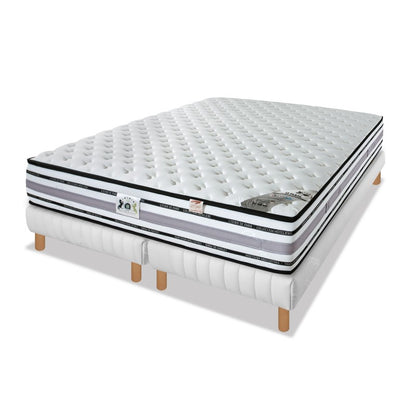 ENSEMBLE LE PLAZA LUXE - Matelas 2 places + 2 Sommiers