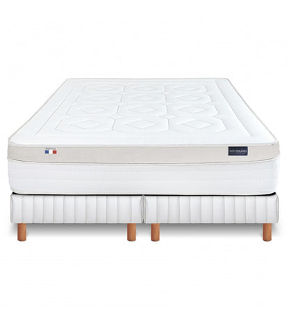Ensemble LE BOURBON Matelas 2 Places + 2 Sommiers