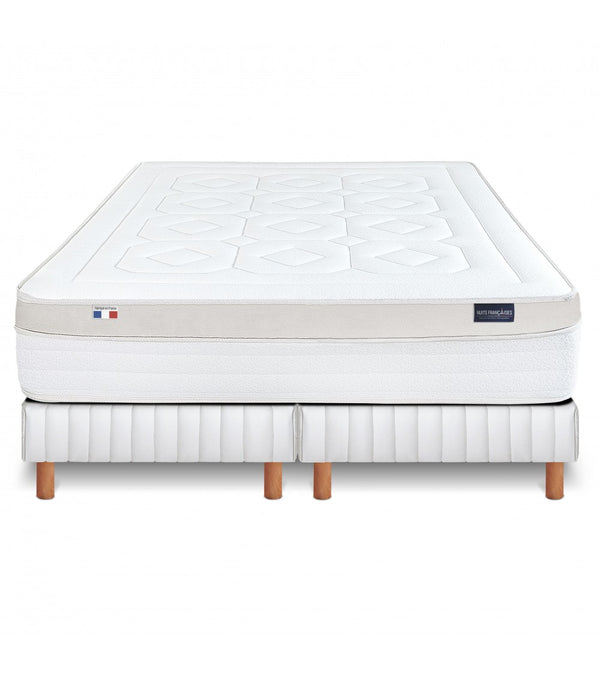 Ensemble LE BOURBON Matelas 2 Places + 2 Sommiers