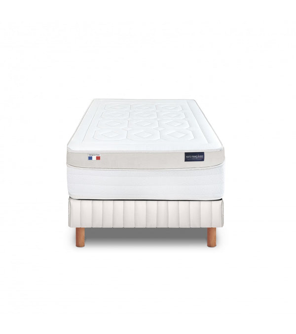 Ensemble LE BOURBON Matelas 1 Place + 1 Sommier