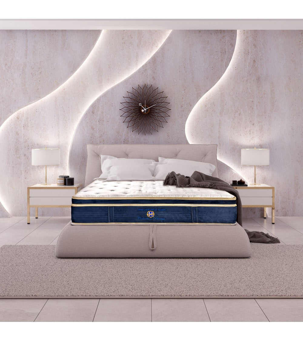 ENSEMBLE Royaluxe - Matelas 2 places + 1 Sommier