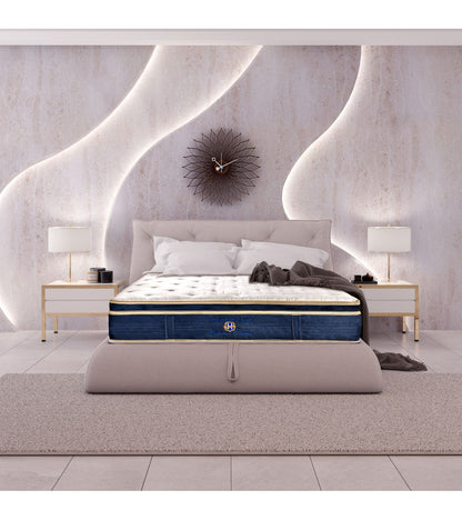 ENSEMBLE Royaluxe - Matelas 2 places + 1 Sommier