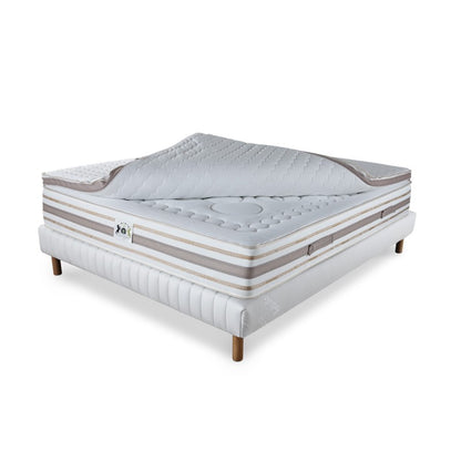 ENSEMBLE LE PALACE - Matelas 1 Place + 1 Sommier