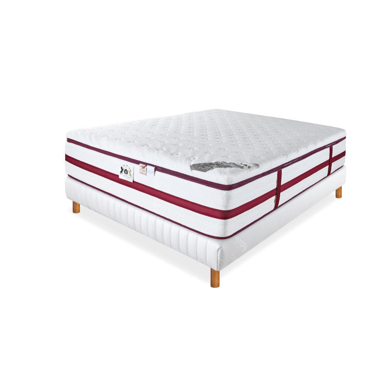 ENSEMBLE LE SOUVERAIN - Matelas 2 Places + 1 Sommier
