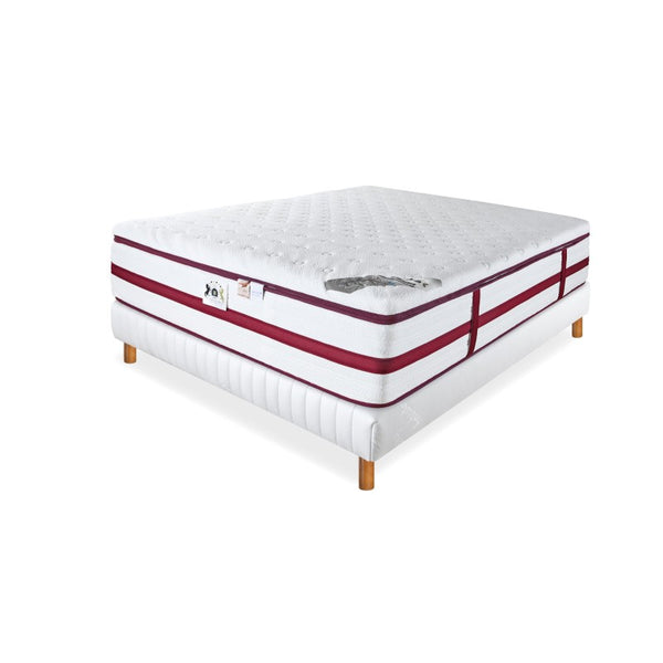 ENSEMBLE LE SOUVERAIN - Matelas 2 Places + 1 Sommier