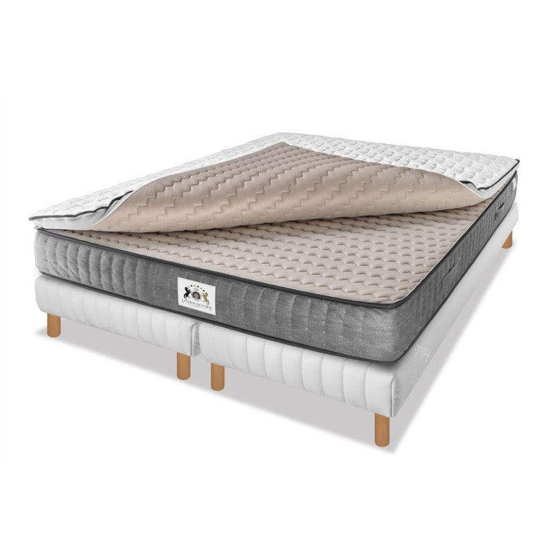 Ensemble EXCELLENCE Luxe - Matelas 2 Places + 2 Sommiers