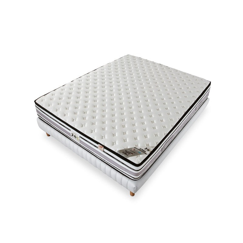 ENSEMBLE LE PLAZA LUXE - Matelas 2 places + 1 Sommier